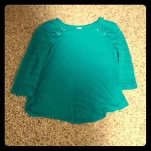 A blue shirt